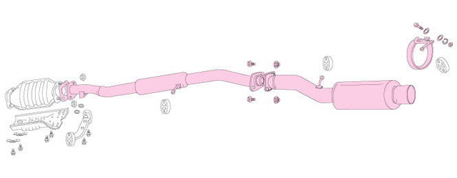 FUJITSUBO POWER Getter typeRS Exhaust For CD9A Lancer Evolution 100-32034