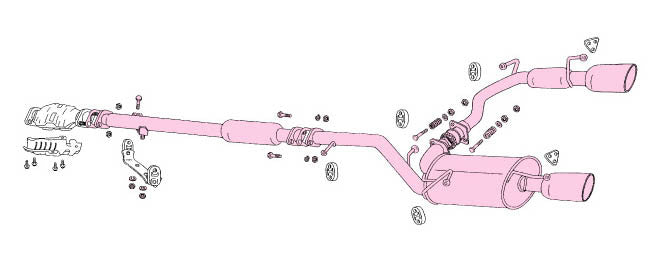 FUJITSUBO Legalis R  Exhaust For Z16A GTO twin turbo 790-35022