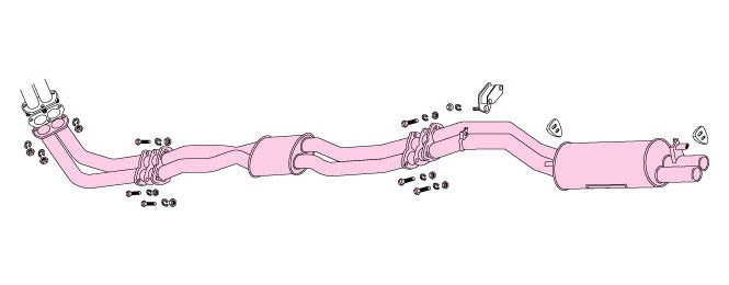 FUJITSUBO Legalis R    Exhaust For KGC10 Skyline 2 door 750-15011