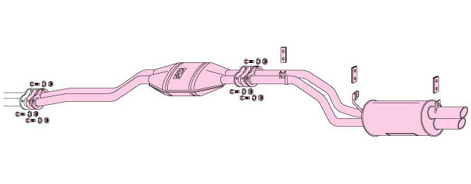 FUJITSUBO Legalis R    Exhaust For S30 · HS30 Fairlady Z 2-seater · 240Z 750-15411