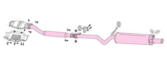 FUJITSUBO Legalis R  Exhaust For GX71 Cresta twin cam 24 750-24022