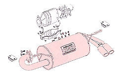 FUJITSUBO Legalis R  Exhaust For AW11 MR2 supercharger 760-23512