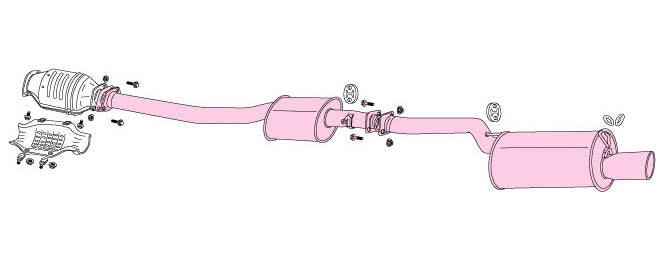 FUJITSUBO Legalis R  Exhaust For GX81 Mark II twin cam 24V 760-24034