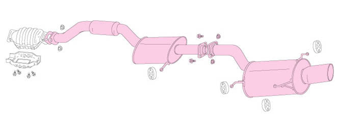 FUJITSUBO Legalis R  Exhaust For HBY33 Cedric Gran Turismo Altima 790-16051