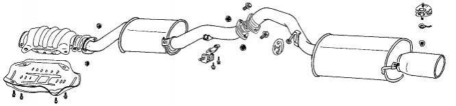 FUJITSUBO Legalis R  Exhaust For HR31 Skyline 24V Turbo 770-15052