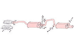 FUJITSUBO Legalis R  Exhaust For Y30 Cedric 2.0 turbo 760-16022