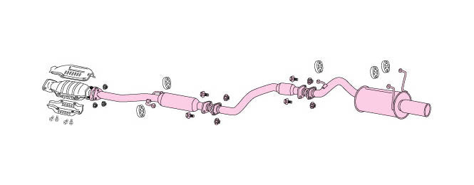 FUJITSUBO POWER Getter Exhaust For EG6 Civic SiR 3 door MT 160-52042