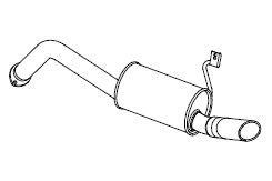 FUJITSUBO AUTHORIZE S Exhaust For NZE151N Corolla Rumion 1.5G 2WD 360-22751