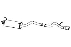 FUJITSUBO AUTHORIZE S Exhaust For KDH206V Hiace 3.0 DT 4WD Ronguban standard roof-floor minor after 360-28027