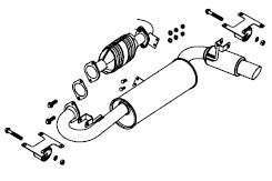 FUJITSUBO POWER Getter Exhaust For SW20 MR2 twin cam 16V MT 160-23523