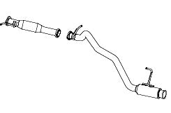 FUJITSUBO AUTHORIZE R Exhaust For VW2E26 NV350 caravan 2.5 diesel turbo 2WD 360-17222