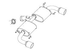FUJITSUBO AUTHORIZE S Exhaust For KEEAW CX-5 2.0 gasoline 4WD 360-47702