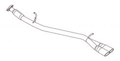 FUJITSUBO AUTHORIZE S Exhaust For ZRR85W Voxy ZS 4WD 360-27442