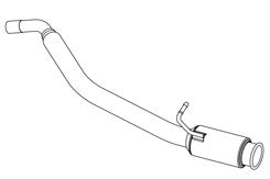 FUJITSUBO RIVID Exhaust For HA36S Alto turbo RS 2WD 860-80186