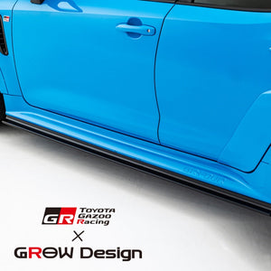 GROW MOTORSPORTS SIDE SKIRT DIFFUSER ABS BLACK 202 FOR TOYOTA GR COROLLA GZEA14H GROW-MOTORSPORTS-00046