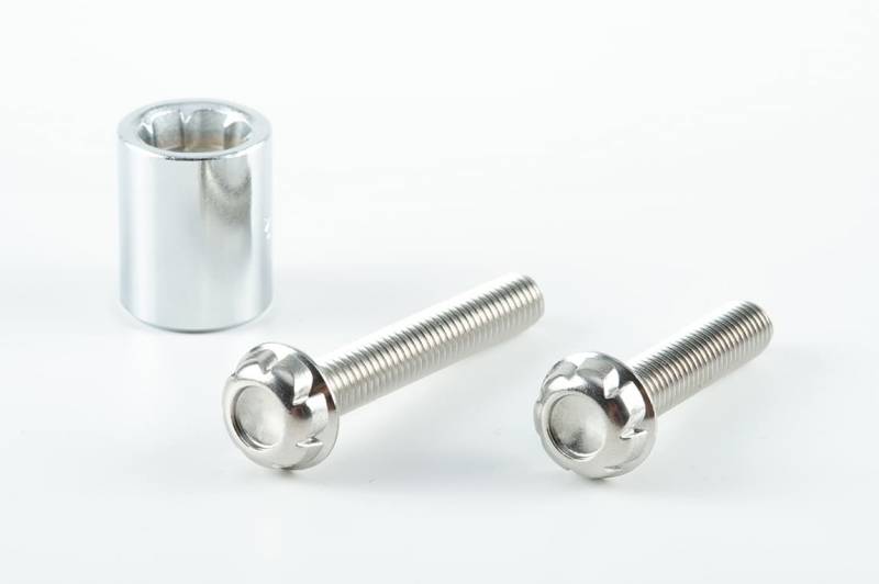 SHOWA GARAGE ANTI-THEFT BOLT UNIFACE IGUARD FOR REAR STEEL STAINLESS LADDER FOR SUZUKI JIMNY JB64 JB74 E00143