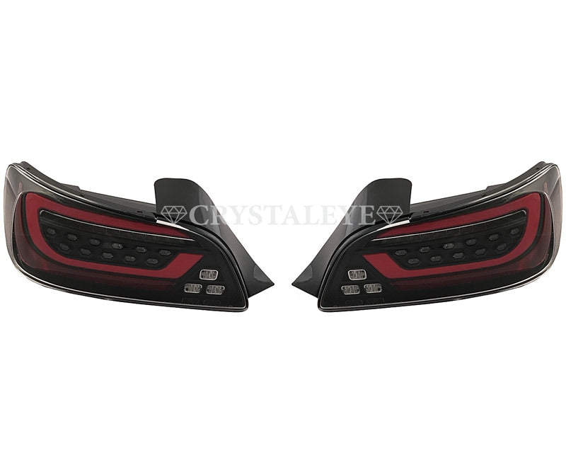 CRYSTAL EYE FIBER LED TAIL, SEQUENTIAL TYPE WITH FLOWING TURN SIGNALS FOR HONDA S2000 D068BK