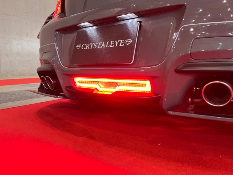 CRYSTAL EYE FIBER LED REAR BUMPER LAMP, SMOKED (SM) FOR TOYOTA GR86 SUBARU BRZ J352-SM