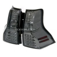 CRYSTAL EYE LED TURN SIGNAL TYPE LEXUS GX LOOK LED TAIL LAMP SMOKED FOR TOYOTA LAND CRUISER PRADO 150  S139SM