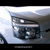 CRYSTAL EYE LED EYE HEADLIGHT GARNISH (CHROME) FOR TOYOTA VOXY 70 EARLY 75  E006CW