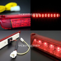 CRYSTAL EYE CRYSTAL LED HIGH MOUNT STOP LAMP (RED) FOR TOYOTA VOXY VEHICLES WITH GENUINE REAR SPOILER H009RR