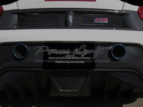 POWER CRAFT HYBRID EXHAUST MUFFLER SYSTEM WITH BLACK TAIL FOR FERRARI F430 SCUDERIA FERRARI F430 16M SCUDERIA P-FE390101-BKT
