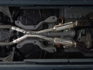 POWER CRAFT HYBRID EXHAUST MUFFLER SYSTEM MID X TUBE WITH BLACK TAIL FOR JEEP GRAND CHEROKEE SRT P-JE680101-BKT