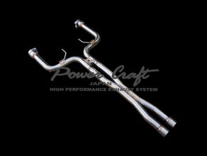 POWER CRAFT CENTER X TUBE EXHAUST PIPE WITH SILENCER FOR MASERATI GHIBLI V6 4WD 2013.1-2017.10 P-MAS800105