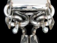 POWER CRAFT HYBRID EXHAUST MUFFLER SYSTEM TITAN SQUARE TAIL BLUE TAIL FOR LAMBORGHINI MURCIELAGO LP640 LP650 P-LA310102-BLT