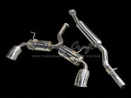 POWER CRAFT EQUAL LENGTH EXHAUST SYSTEM TITANIUM TAIL WITH BLACK FINISH FOR TOYOTA GR86 ZN8 P-TO220104-BKT