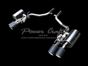 POWER CRAFT HYBRID EXHAUST MUFFLER SYSTEM FOR MASERATI GHIBLI 2013.1- 2017.10 P-MAS800101