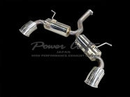 POWER CRAFT EQUAL LENGTH EXHAUST SYSTEM TITANIUM TAIL WITH BLACK FINISH FOR TOYOTA GR86 ZN8 P-TO220104-BKT