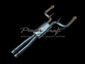 POWER CRAFT CENTER X TUBE EXHAUST PIPE WITH SILENCER FOR MASERATI GHIBLI V6 4WD 2013.1-2017.10 P-MAS800105