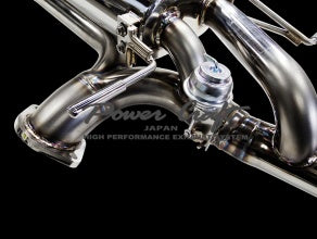 POWER CRAFT HYBRID EXHAUST MUFFLER SYSTEM OEM INTERMEDIATE FOR NISSAN R35 GTR P-NI120101