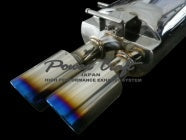 POWER CRAFT EXHAUST MUFFLER SYSTEM WITH BLACK TAIL FOR PORSCHE PANAMERA HYBRID  P-PO470106-BKT