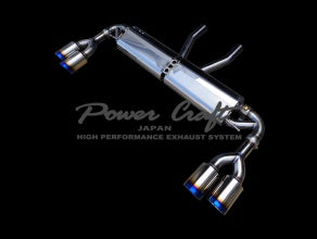 POWER CRAFT HYBRID EXHAUST MUFFLER SYSTEM WITH BLACK TAIL FOR MERCEDES BENZ GL63  P-BE180102-BKT