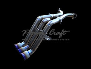 POWER CRAFT EXHAUST MUFFLER SYSTEM WITH BLACK TAIL FOR FERRARI F40  P-FE870101-BKT