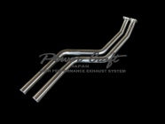 POWER CRAFT HYBRID EXHAUST MUFFLER SYSTEM COUPE TWIN TURBO WITH BLACK TAIL FOR BMW 335i COUPE TWIN TURBO P-BM530102-BKT