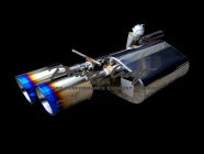POWER CRAFT HYBRID EXHAUST MUFFLER SYSTEM WITH BLACK TAIL FOR BMW E63 M6 P-BM970101-BKT