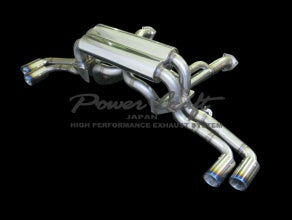 POWER CRAFT HYBRID EXHAUST MUFFLER SYSTEM WITH BLACK TAIL FOR FERRARI F360 SPIDER P-FE370101-BKT