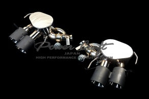 POWER CRAFT HYBRID EXHAUST MUFFLER SYSTEM WITH BLACK TAIL FOR FERRARI PORTFINO P-FE1090101-BKT