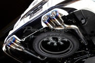POWER CRAFT EXHAUST MUFFLER SYSTEM 4-PIPE FOR LEXUS LX570 MODELISTA AERO P-TO210104