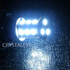 CRYSTAL EYE LARGE 18-SERIES 54-SHOT SMD SUPER-BRIGHT LED BULB (WHITE) S25 SOCKET BASE 150-DEGREE PIN TYPE FOR  M004LW