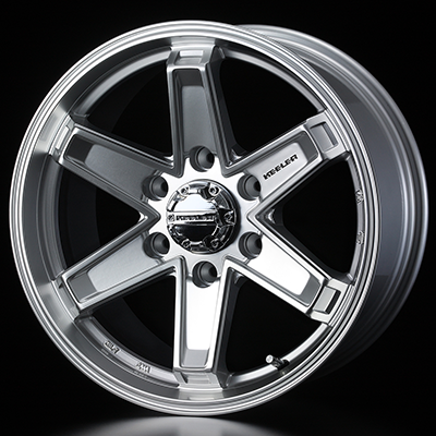 WEDS ADVENTURE KEELER TACTICS 17X7.5J +40 6H 139.7 HSL HYPER SILVER 0039716