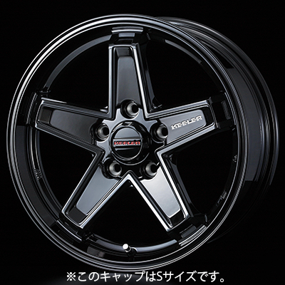 WEDS ADVENTURE KEELER TACTICS 17X7.5J +38 5H 127 GBK BLACK 0039732