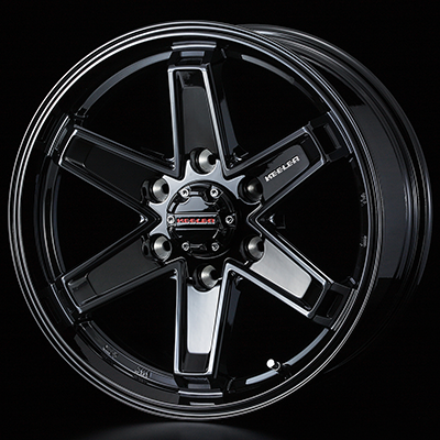 WEDS ADVENTURE KEELER TACTICS 17X7.5J +40 6H 139.7 GBK BLACK 0039733