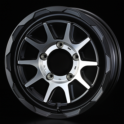 WEDS ADVENTURE MUD VANCE 06 15X6.0J +00 5H 139.7 MBP MATTE BLACK POLISH 0039813
