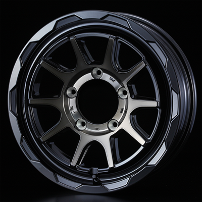 WEDS ADVENTURE MUD VANCE 06 16X5.5J +22 5H 139.7 BPBR BLACK POLISH 0039814