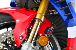 PLOT SWAGE-LINE PRO FRONT BRAKE HOSE KIT BI-PIECE STAINLESS STEEL FITTINGS BLACK SMOKE HOSE FOR HONDA CBR1000RR-R SP STPB0044FB