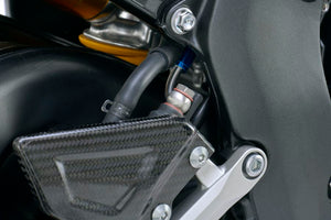 PLOT SWAGE-LINE PRO REAR BRAKE HOSE KIT BLACK STAINLESS STEEL FITTINGS CLEAR HOSE FOR HONDA CBR1000RR-R SP BTP0044R